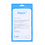 Ntech Hoesje Geschikt voor iPhone 11 Pro Max Hoesje Soft Nano Silicone Backcover Gel Hemels Blauw Met 2x Glazen screenprotector