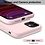 Ntech Hoesje Geschikt voor iPhone 11 Hoesje Soft Nano Silicone Backcover Gel Licht roze Met 2x Glazen screenprotector