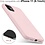 Ntech Hoesje Geschikt voor iPhone 11 Hoesje Soft Nano Silicone Backcover Gel Licht roze Met 2x Glazen screenprotector