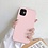 Ntech Hoesje Geschikt voor iPhone 11 Hoesje Soft Nano Silicone Backcover Gel Licht roze Met 2x Glazen screenprotector