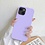 Ntech Hoesje Geschikt voor iPhone 11 Hoesje Soft Nano Silicone Backcover Gel Lavendel Paars Met 2x Glazen screenprotector