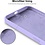 Ntech Hoesje Geschikt voor iPhone 11 Hoesje Soft Nano Silicone Backcover Gel Lavendel Paars Met 2x Glazen screenprotector
