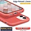 Ntech Hoesje Geschikt voor iPhone 11 Hoesje Soft Nano Silicone Backcover Gel Fluo Roze Met 2x Glazen screenprotector