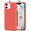 Ntech Hoesje Geschikt voor iPhone 11 Hoesje Soft Nano Silicone Backcover Gel Fluo Roze Met 2x Glazen screenprotector