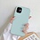 Ntech Hoesje Geschikt voor iPhone 11 Pro Hoesje Soft Nano Silicone Backcover Gel Mint Green Met 2x Glazen screenprotector