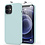 Ntech Hoesje Geschikt voor iPhone 11 Pro Hoesje Soft Nano Silicone Backcover Gel Mint Green Met 2x Glazen screenprotector