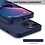 Ntech Hoesje Geschikt voor iPhone 11 Pro Hoesje Soft Nano Silicone Backcover Gel Navy Blauw Met 2x Glazen screenprotector