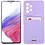 Ntech Samsung A53 Hoesje met pasjeshouder Lila - Samsung Galaxy A53 5G hoesje Soft silicone colour case met kaarthouder