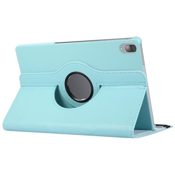 Ntech Hoesje geschikt voor Nokia T20 hoes boek case - 360° draaibare Hoes Kunstleer Licht Blauw - Hoesje geschikt voor Nokia T20 Hoesje - Hoesje geschikt voor Nokia T20 Case