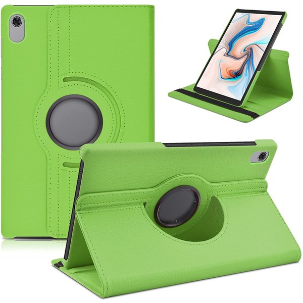 Ntech Hoesje geschikt voor Nokia T20 hoes boek case - 360° draaibare Hoes Kunstleer Groen - Hoesje geschikt voor Nokia T20 Hoesje - Hoesje geschikt voor Nokia T20 Case