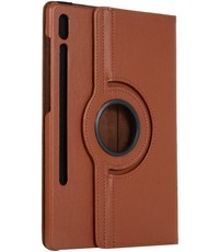 Ntech Samsung Tab S8 Plus hoes Book Case Cover Bruin