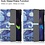 Ntech Hoes geschikt voor Samsung Galaxy Tab A8 – Samsung tab A8 (2021 / 2022) Trifold tablet hoes - Sterren print