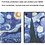 Ntech Hoes geschikt voor Samsung Galaxy Tab A8 – Samsung tab A8 (2021 / 2022) Trifold tablet hoes - Sterren print