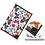 Ntech Hoes geschikt voor Samsung Galaxy Tab A8 – Samsung tab A8 (2021 / 2022) Trifold tablet hoes - Vlinders