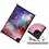 Ntech Hoes geschikt voor Samsung Galaxy Tab A8 – Samsung tab A8 (2021 / 2022) Trifold tablet hoes - Galaxy Print