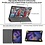Ntech Hoes geschikt voor Samsung Galaxy Tab A8 – Samsung tab A8 (2021 / 2022) Trifold tablet hoes - Grafiti