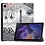 Ntech Hoes geschikt voor Samsung Galaxy Tab A8 – Samsung tab A8 (2021 / 2022) Trifold tablet hoes Eiffeltoren
