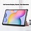 Ntech Hoes Geschikt voor Samsung Galaxy Tab S8 Plus hoes Book Case Smart Cover Rose Goud - Hoes Geschikt voor Samsung Galaxy Tab S8 Plus hoes - Hoes Geschikt voor Samsung Galaxy Tab S7 FE hoes bookcase - Tab S7 plus hoes Trifold hoes -Tablet Hoes 12.4 Inch
