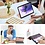 Ntech Hoes Geschikt voor Samsung Galaxy Tab S8 Plus hoes Book Case Smart Cover Rose Goud - Hoes Geschikt voor Samsung Galaxy Tab S8 Plus hoes - Hoes Geschikt voor Samsung Galaxy Tab S7 FE hoes bookcase - Tab S7 plus hoes Trifold hoes -Tablet Hoes 12.4 Inch