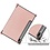 Ntech Hoes Geschikt voor Samsung Galaxy Tab S8 Plus hoes Book Case Smart Cover Rose Goud - Hoes Geschikt voor Samsung Galaxy Tab S8 Plus hoes - Hoes Geschikt voor Samsung Galaxy Tab S7 FE hoes bookcase - Tab S7 plus hoes Trifold hoes -Tablet Hoes 12.4 Inch