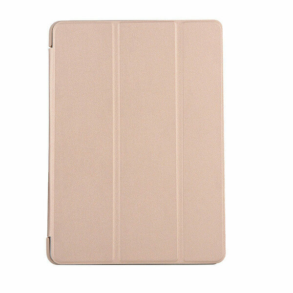Ntech Hoes Geschikt voor Samsung Galaxy Tab S8 Plus hoes Book Case Smart Cover Goud - Hoes Geschikt voor Samsung Galaxy Tab S8 Plus hoes - Hoes Geschikt voor Samsung Galaxy Tab S7 FE hoes bookcase - Tab S7 plus hoes Trifold hoes -Tablet Hoes 12.4 Inch