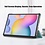 Ntech Hoes Geschikt voor Samsung Galaxy Tab S8 Plus hoes Book Case Smart Cover Donker Groen - Hoes Geschikt voor Samsung Galaxy Tab S8 Plus hoes - Hoes Geschikt voor Samsung Galaxy Tab S7 FE hoes bookcase - Tab S7 plus hoes Trifold hoes -Tablet Hoes 12.4 Inch
