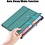 Ntech Hoes Geschikt voor Samsung Galaxy Tab S8 Plus hoes Book Case Smart Cover Donker Groen - Hoes Geschikt voor Samsung Galaxy Tab S8 Plus hoes - Hoes Geschikt voor Samsung Galaxy Tab S7 FE hoes bookcase - Tab S7 plus hoes Trifold hoes -Tablet Hoes 12.4 Inch
