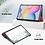 Ntech Hoes Geschikt voor Samsung Galaxy Tab S8 Plus hoes Book Case Smart Cover Goud - Hoes Geschikt voor Samsung Galaxy Tab S8 Plus hoes - Hoes Geschikt voor Samsung Galaxy Tab S7 FE hoes bookcase - Tab S7 plus hoes Trifold hoes -Tablet Hoes 12.4 Inch