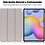 Ntech Hoes Geschikt voor Samsung Galaxy Tab S8 Plus hoes Book Case Smart Cover Goud - Hoes Geschikt voor Samsung Galaxy Tab S8 Plus hoes - Hoes Geschikt voor Samsung Galaxy Tab S7 FE hoes bookcase - Tab S7 plus hoes Trifold hoes -Tablet Hoes 12.4 Inch