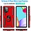 Ntech Hoesje Geschikt Voor Samsung Galaxy A53 Hoesje Anti-Shock Hybrid Armor hoesje Rood - Hoesje Geschikt Voor Samsung Galaxy A53 5G kickstand Ring houder TPU backcover hoesje - met screenprotector Galaxy A53 5G - 2 pack