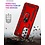 Ntech Hoesje Geschikt Voor Samsung Galaxy A53 Hoesje Anti-Shock Hybrid Armor hoesje Rood - Hoesje Geschikt Voor Samsung Galaxy A53 5G kickstand Ring houder TPU backcover hoesje - met screenprotector Galaxy A53 5G - 2 pack