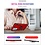 Ntech Hoesje Geschikt Voor Samsung Galaxy A53 Hoesje Anti-Shock Hybrid Armor hoesje Rood - Hoesje Geschikt Voor Samsung Galaxy A53 5G kickstand Ring houder TPU backcover hoesje - met screenprotector Galaxy A53 5G - 2 pack