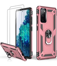 Ntech Samsung A53 Hoesje Anti-Shock Hybrid Armor hoesje Rose Goud