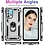 Ntech Samsung A53 Hoesje Anti-Shock Hybrid Armor hoesje Zliver - Samsung Galaxy A53 5G kickstand Ring houder TPU backcover hoesje - met screenprotector Galaxy A53 5G - 2 pack