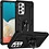 Ntech Hoesje Geschikt Voor Samsung Galaxy A53 Hoesje Anti-Shock Hybrid Armor hoesje Zwart - Hoesje Geschikt Voor Samsung Galaxy A53 5G kickstand Ring houder TPU backcover hoesje - met screenprotector Galaxy A53 5G - 2 pack