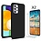 Ntech Hoesje Geschikt Voor Samsung Galaxy A53 hoesje silicone soft cover Zwart - Hoesje Geschikt Voor Samsung Galaxy A53 5G Silicone colour hoesje - Galaxy A53 case Liquid Nano Silicone cover - A53 Screenprotector 2 pack