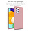 Ntech Hoesje Geschikt Voor Samsung Galaxy A53 hoesje silicone soft cover Licht Rose - Hoesje Geschikt Voor Samsung Galaxy A53 5G Silicone colour hoesje - Galaxy A53 case Liquid Nano Silicone cover - A53 Screenprotector 2 pack