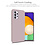 Ntech Hoesje Geschikt Voor Samsung Galaxy A53 hoesje silicone soft cover Pink Sand - Hoesje Geschikt Voor Samsung Galaxy A53 5G Silicone colour hoesje - Galaxy A53 case Liquid Nano Silicone cover - A53 Screenprotector 2 pack