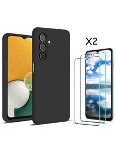 Ntech Samsung Galaxy A13 5G / A04s hoesje silicone soft back cover - Zwart