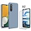 Ntech Hoesje Geschikt Voor Samsung Galaxy A13 5G / A04s hoesje silicone soft back cover - met Screenprotector 2 PACK – Licht Blauw