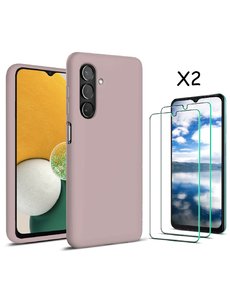 Ntech Samsung Galaxy A13 5G / A04s hoesje silicone soft back cover - Pink Sand
