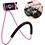 Merkloos Communicatiemiddel wielrennen - Lazy neck telefoonhouder - buigbaar en universeel - Roze