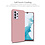 Ntech Hoesje Geschikt Voor Samsung Galaxy A33 hoesje silicone soft cover Licht roze - Hoesje Geschikt Voor Samsung Galaxy A33 5G Silicone colour hoesje - Galaxy A33 case Liquid Nano Silicone cover - A33 Screenprotector 2 pack