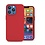 oTronica Hoesje Geschikt voor iPhone 13 Pro Max backcover liquid siliconen hoesje - Rood