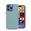 oTronica oTronica Geschikt voor iPhone 13 Pro backcover liquid siliconen hoesje - Mint Groen