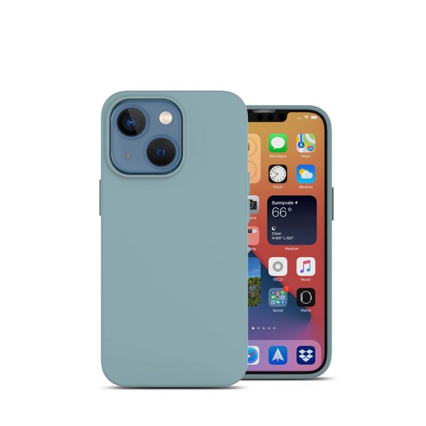 oTronica oTronica Geschikt voor iPhone 13 hoesje Mint Groen - Geschikt voor iPhone 13 hoesje - hoesje Geschikt voor iPhone 13 - 13 hoesje - 13 hoesje - hoesje Geschikt voor iPhone 13 - hoesje 13 - siliconen hoesje - Mint Groen - oTronica