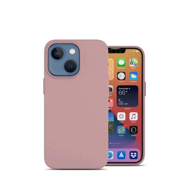 oTronica oTronica Geschikt voor iPhone 13 hoesje Roze - Geschikt voor iPhone 13 hoesje - hoesje Geschikt voor iPhone 13 - 13 hoesje - 13 hoesje - hoesje Geschikt voor iPhone 13 - hoesje 13 - siliconen hoesje - Roze - oTronica