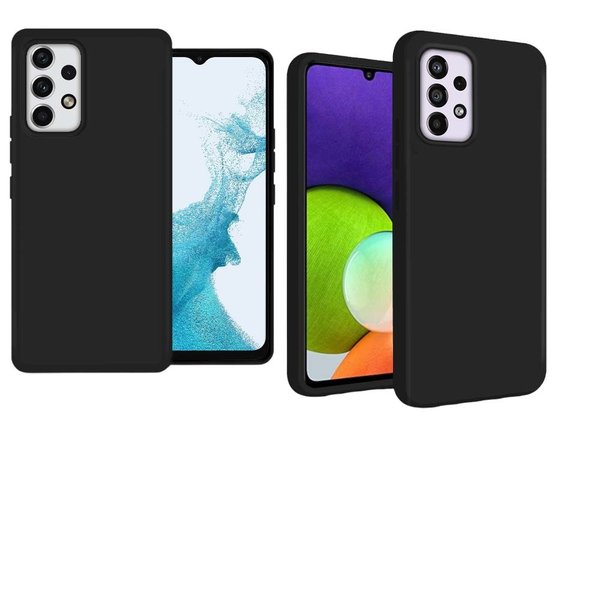 oTronica oTronica Hoesje Geschikt Voor Samsung Galaxy A33 hoesje Zwart colour case - Hoesje Geschikt Voor Samsung Galaxy A33 5G Siliconen hoesje