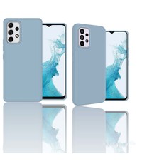 oTronica Samsung A33 5G siliconen Backcover hoesje Graniet Grijs