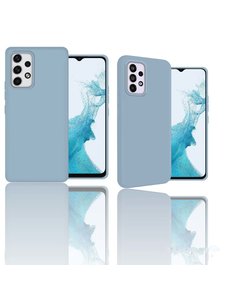 oTronica Samsung A33 5G siliconen Backcover hoesje Graniet Grijs